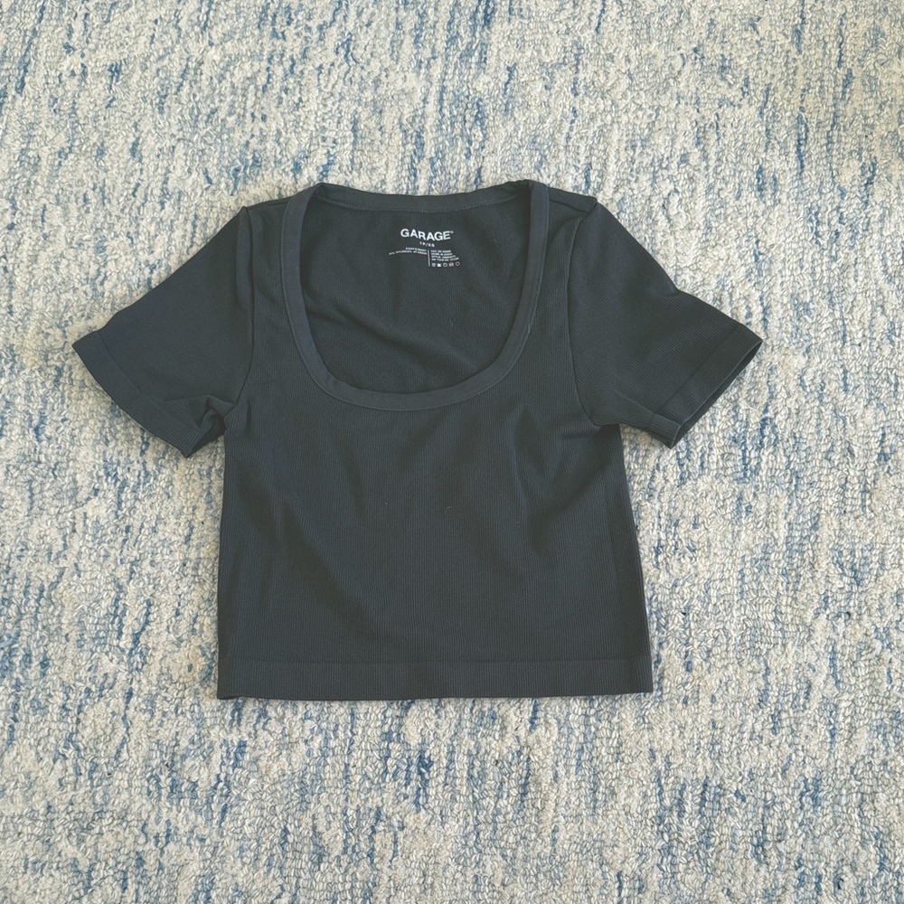 Garage Charcoal Short Sleeve Women's Tee